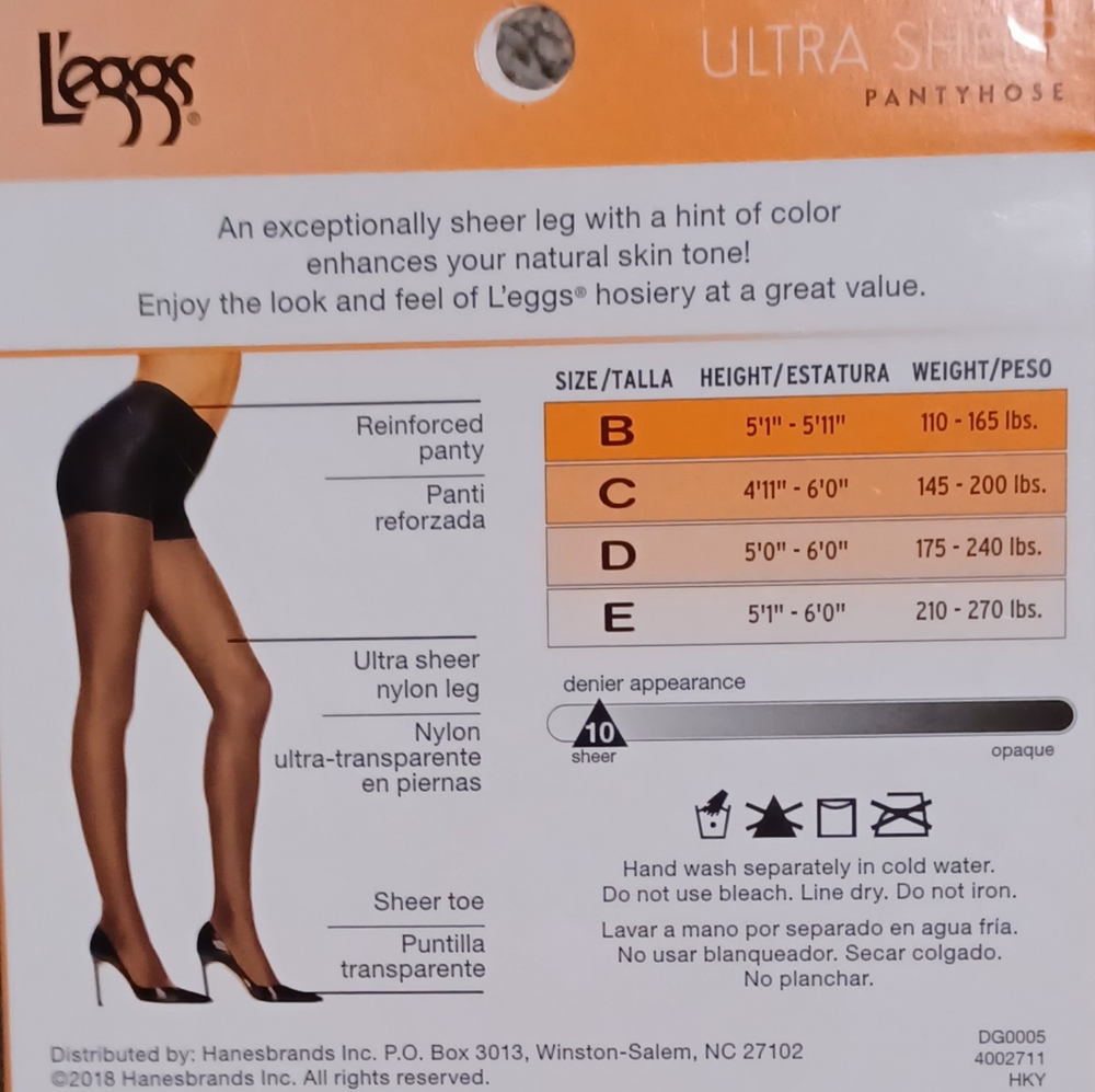 Ultra Sheer Women's Coffee Hosiery Size C Lot 5 Off Black Kneehighs Plus Size - Picture 2 of 3